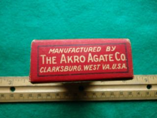 Vintage Box Set of Akro Marbles - No/Res. 3