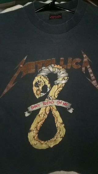 1991 Authentic Vintage Metallica T - Shirt Don 