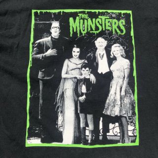 Vintage 90’s The Munsters Tv Show T - shirt Spooky Monster Addams Family USA made 2