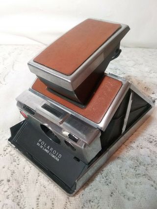 Vintage Brown/silver Polaroid Sx - 70 Land Camera -