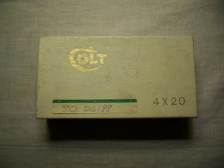 Vintage Colt 4x20 Scope w/ Carry Handle Mount 10
