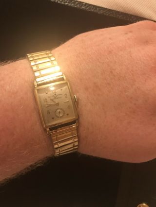 Ulysse Nardin Chronometer watch 1948 17 Jewels 10K GF 2