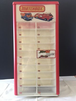 Vintage Matchbox Rotating Store Display Case with Box 4