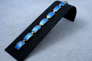 Norwegian Axel Holmsen Vintage Enamel Bracelet