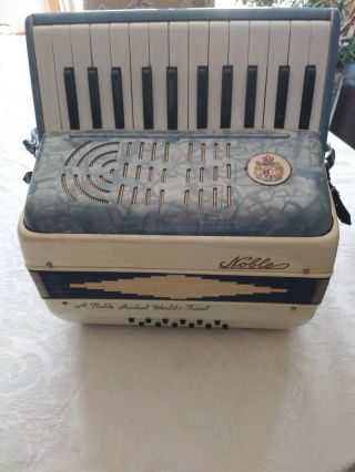 Noble Vintage Accordion.  Made In Italy Student Size,