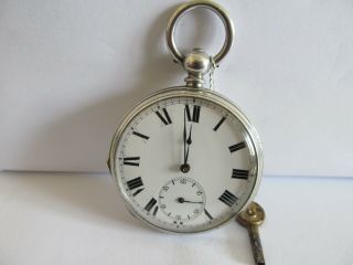 Antique Pocket Watch Fine Silver And