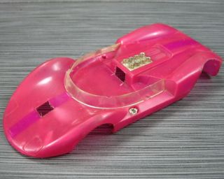 Slot Car Cox La Cucaracha Htf Hot Pink Body For Restore Vintage 1/24 Scale