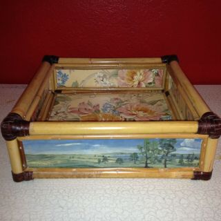 Mackenzie Childs Vintage Bamboo Butler Tray - Vintage Piece