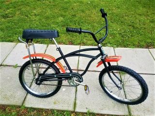 Vintage 70s Huffy/woolworths Thunder Road Bmx Bike Orange/black