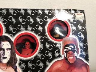 2000 WCW Toy Biz The Evolution of Sting 6 Action Figures Set Vintage 2