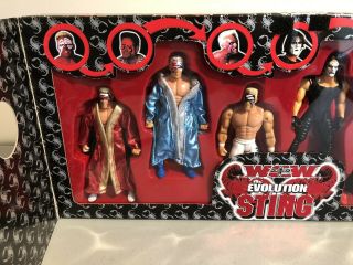 2000 WCW Toy Biz The Evolution of Sting 6 Action Figures Set Vintage 5