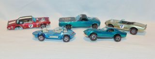 5 Vintage 1967 & 69 Hot Wheels Redline ' s,  with Buttons,  PARTS 8