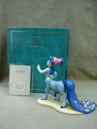 Vintage Walt Disney Fantasia Beauty In Bloom " Fantasia " Blue Centaurette W/coa