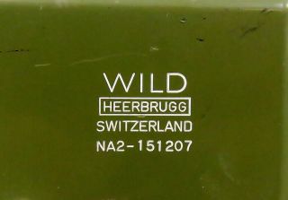Vintage Wild Heerbrugg NA2 Engineers Survey Level Switzerland 3