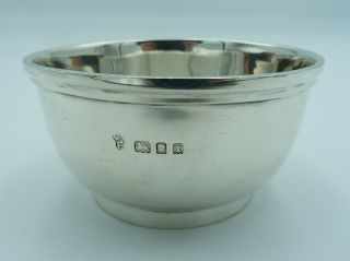 George V Plain Silver Bon Bon Dish Or Nut Bowl 1934 Charles Stuart Harris