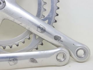 CAMPAGNOLO C - RECORD [51] CRANKSET 172,  5mm 52/39 1989 80s VINTAGE SQUARE TAPER 3