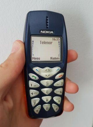 Nokia 3510i Blue Rare Vintage Collectible Cell Phone
