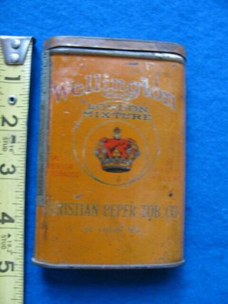 Vintage Wellington London Mixture Pocket Tobacco Tin
