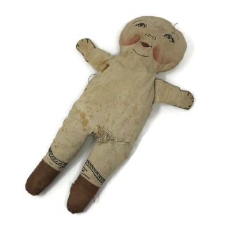 Antique Rag Doll Early 1900 