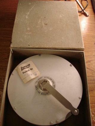 Vintage Lufkin 150 Foot Non - Metallic Woven Tape Hi - Line Measuring Tape New?