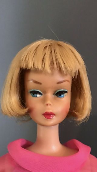 Vintage 1965 American Girl Blonde Barbie Doll