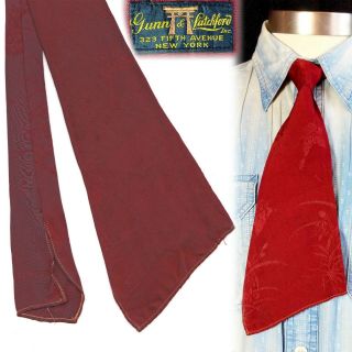 1920s Gunn & Latchford Oriental Solid Silk Brocade Vintage Necktie Deco Tie