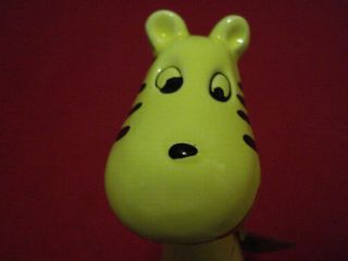 Rare Vintage Disney Yellow Tigger - Enesco Japan Winnie the Pooh Figure Tag 1964 2