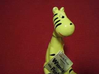 Rare Vintage Disney Yellow Tigger - Enesco Japan Winnie the Pooh Figure Tag 1964 5