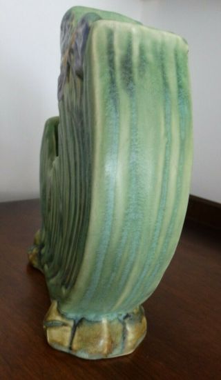 Vintage Weller Pottery Iris Ceramic Step Vase 7 ½ inches; 2
