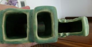 Vintage Weller Pottery Iris Ceramic Step Vase 7 ½ inches; 7
