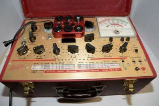 VINTAGE Hickok model 6000 Vacuum Tube Tester 3