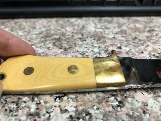 Vintage Al Mar Knife 5004 - With Sheath U.  S.  A.  Seki - Japan 12