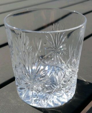 5 Edinburgh Crystal Star Of Edinburgh Pattern Vintage Whisky Glasses