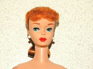 Barbie: Vintage Redhead 1961 5 Ponytail Barbie Doll