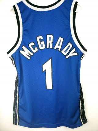Vintage Nike Orlando Magic basketball Tracy McGrady 1 mens jersey size medium 4