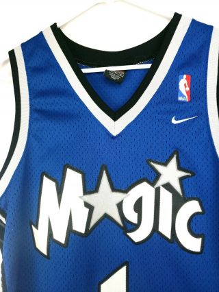 Vintage Nike Orlando Magic basketball Tracy McGrady 1 mens jersey size medium 6