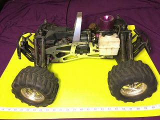 Vintage Hpi Savage 25 Rtr Monster Truck 1/8 Scale Nitro R/c 4wd Truck