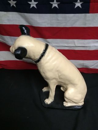 Vintage RCA Victor Nipper Dog 15 Inches Tall. 4