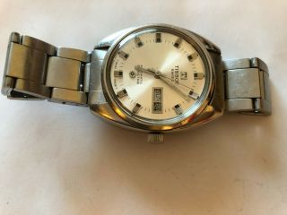 Vintage Gents Tissot Seastar Stainless Steel Wristwatch 35 Mm Automatic Swiss