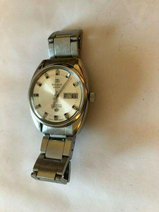 Vintage Gents TISSOT Seastar Stainless Steel WRISTWATCH 35 mm Automatic Swiss 6