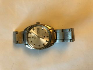 Vintage Gents TISSOT Seastar Stainless Steel WRISTWATCH 35 mm Automatic Swiss 7