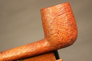 Rare Tan Crusty London Sandblast Vintage Briar Estate Pipe Pipa Pfeife 烟斗