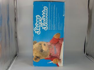 1990 SKIPPY SCRIBBLES Vintage Teddy Bear Toy WONDERRAMA Talking Drawing NRFB 4