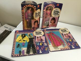 Vintage 1976 Mattel Donny & Marie Osmond Dolls And Outfits In Orig Boxes