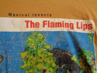 VINTAGE TOUR SHIRT - The Flaming Lips ' 94 Unusual Insects - XL - RARE 2