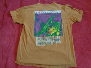 VINTAGE TOUR SHIRT - The Flaming Lips ' 94 Unusual Insects - XL - RARE 7