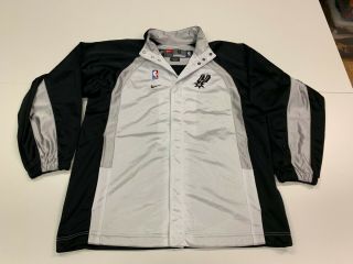 Vintage San Antonio Spurs Nike Nba Basketball Warm - Up Jacket - Small