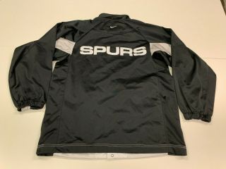 Vintage San Antonio Spurs Nike NBA Basketball Warm - Up Jacket - Small 4