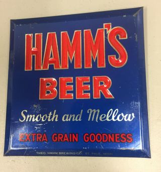 Metal Tin Sign Hamm Beer Pub Home Vintage Cafe Art