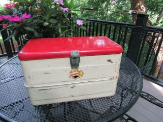 Rare Vintage Falstaff Portable Beer Cooler.  Still Usable.